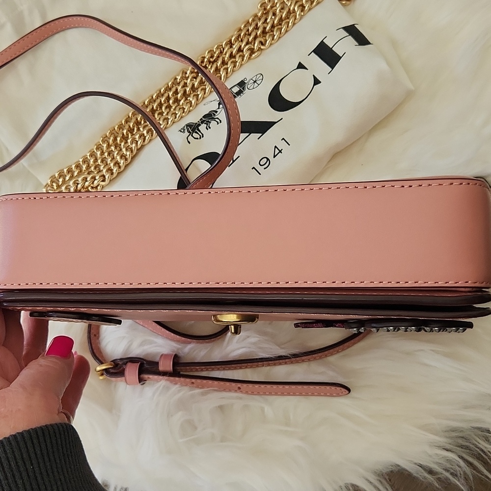 Coach Custom Tea Rose Dinky Peony Pink - Picture 8 of 16